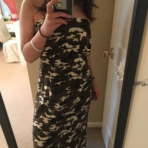 Camo Maxi Dress